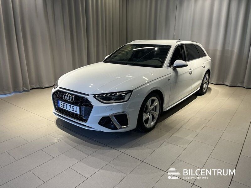 Vit Begagnad 2023 Audi A4 S-Line Kombi | 384 900 kr (Marknadspris) - Bild 1/4