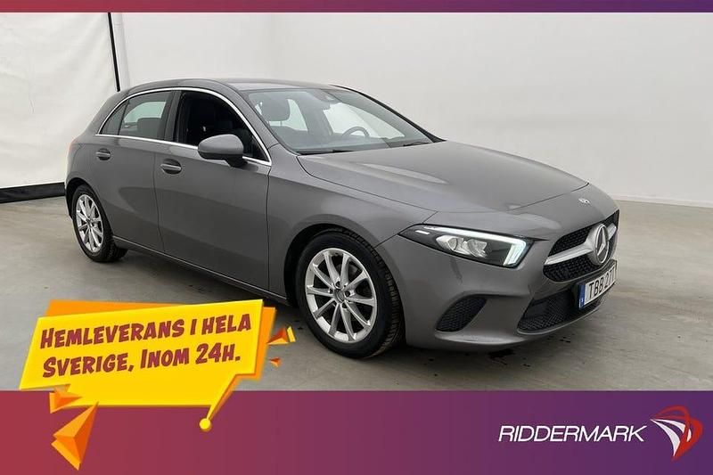 Begagnad Mercedes A180 Progressive 116 HK (85 kW) 2019 Mörkgrå Halvkombi