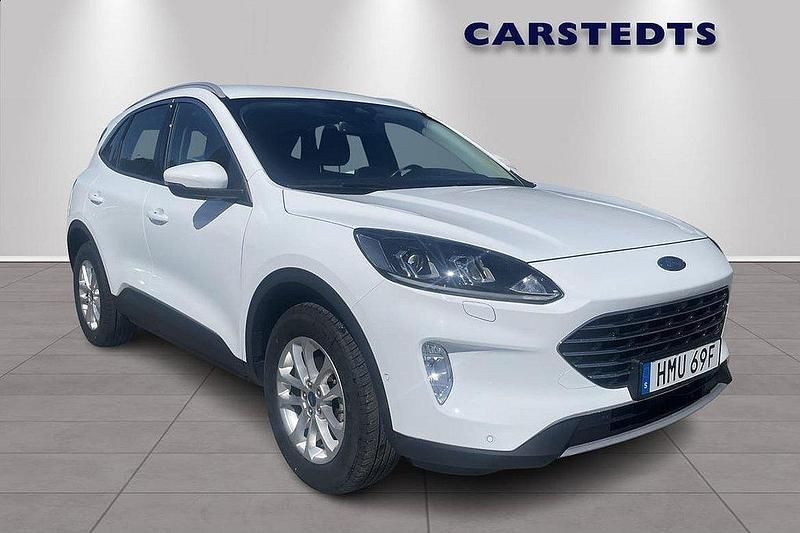 Vit Begagnad 2022 Ford Kuga Business Edition SUV | 299 600 kr (Lite dyr) - Bild 1/4