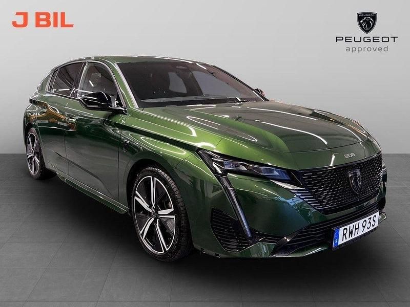 Grön Begagnad 2024 Peugeot 308 GTi Halvkombi | 229 900 kr (Bra pris) - Bild 1/4