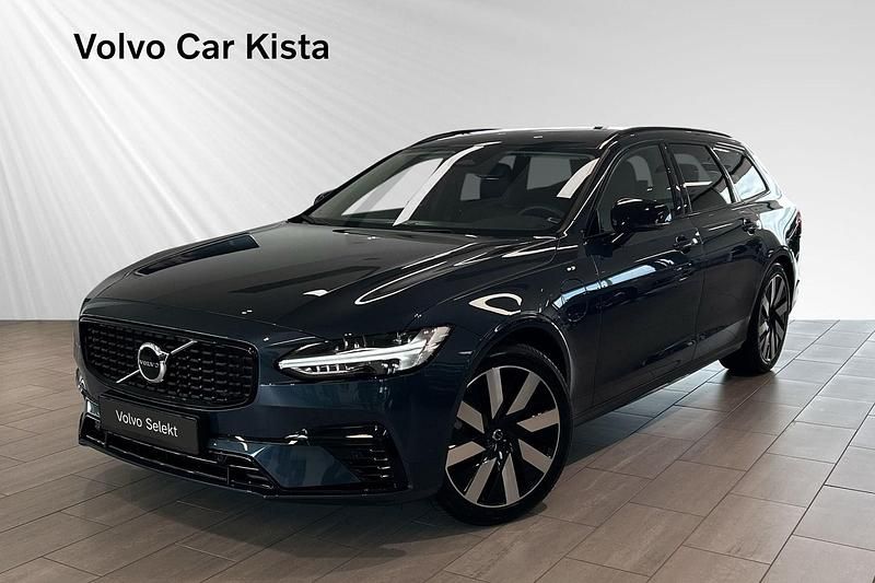 Blå Begagnad 2024 Volvo V90 Plus Kombi | 489 900 kr (Marknadspris) - Bild 1/3