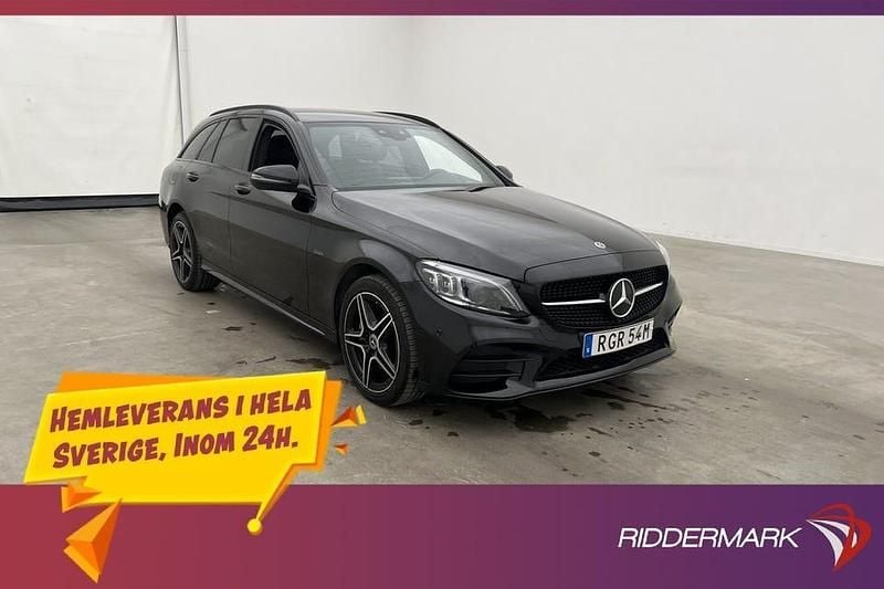 Svart Begagnad 2021 Mercedes C300 AMG Kombi | 284 990 kr (Marknadspris) - Bild 1/3