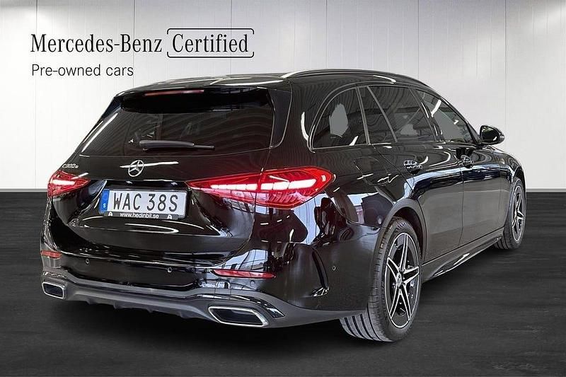 Begagnad Mercedes C300 AMG line 313 HK (230 kW) 2022 Svart Kombi