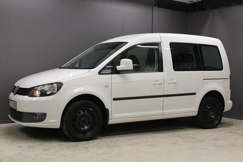 Begagnad VW Caddy Life 102 HK (75 kW) 2012 Vit Minibuss