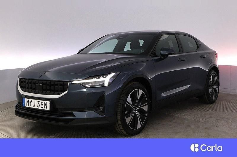 Mörkblå Begagnad 2022 Polestar 2 Pilot-lite Halvkombi | 366 900 kr (Marknadspris) - Bild 1/3