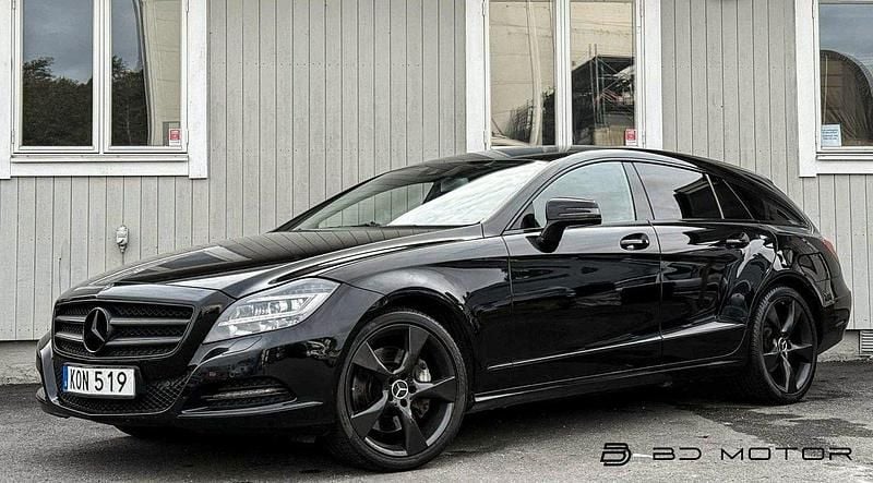 Svart Begagnad 2014 Mercedes CLS350 Shooting Brake SE Kombi | 214 900 kr - Bild 1/4