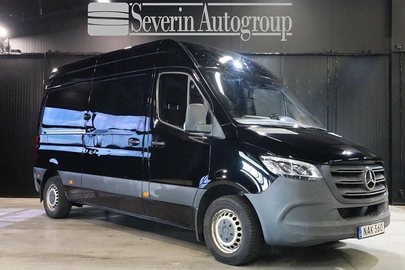 Svart Begagnad 2019 Mercedes Sprinter Van | 249 000 kr (Marknadspris) - Bild 1/4