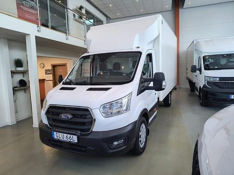 Vit Begagnad 2022 Ford Transit | 248 750 kr - Bild 1/4
