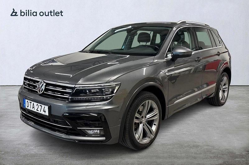 Silver Begagnad 2018 VW Tiguan GT SUV | 204 000 kr (Marknadspris) - Bild 1/4