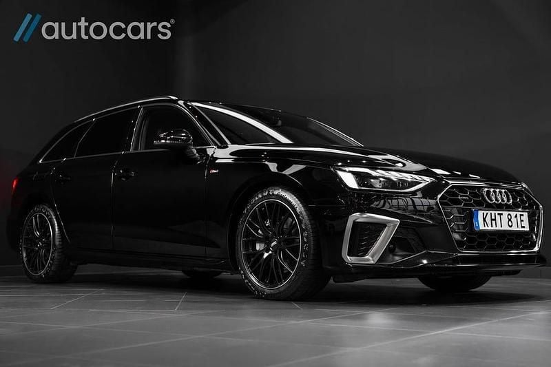 Svart Begagnad 2021 Audi A4 S-Line Kombi | 398 750 kr (Dyr) - Bild 1/4