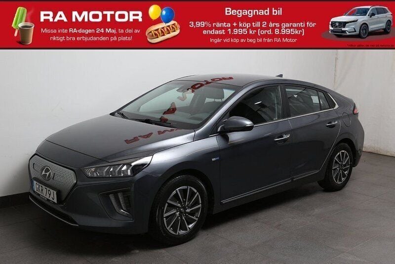 Grå Begagnad 2019 Hyundai Ioniq Premium Sedan | 199 900 kr (Marknadspris) - Bild 1/3