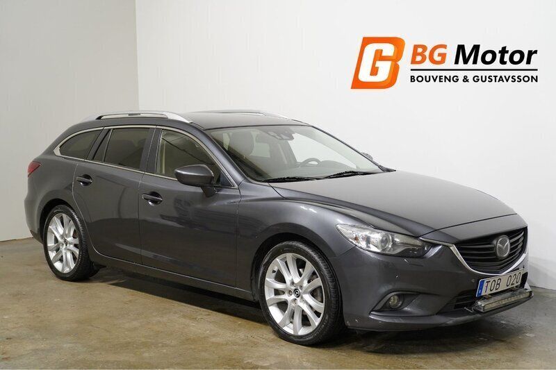 Grå Begagnad 2012 Mazda 6 Kombi | 109 600 kr (Marknadspris) - Bild 1/4