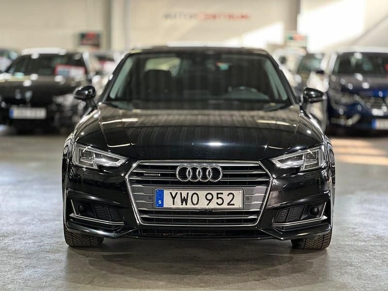 Begagnad Audi A4 190 HK (139 kW) 2018 Svart Sedan