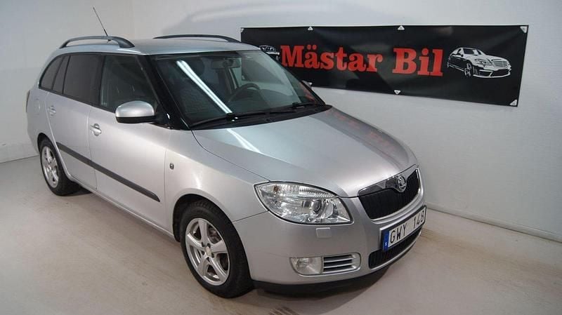 Silver Begagnad 2008 Skoda Fabia Ambiente Kombi | 22 900 kr (Marknadspris) - Bild 1/4