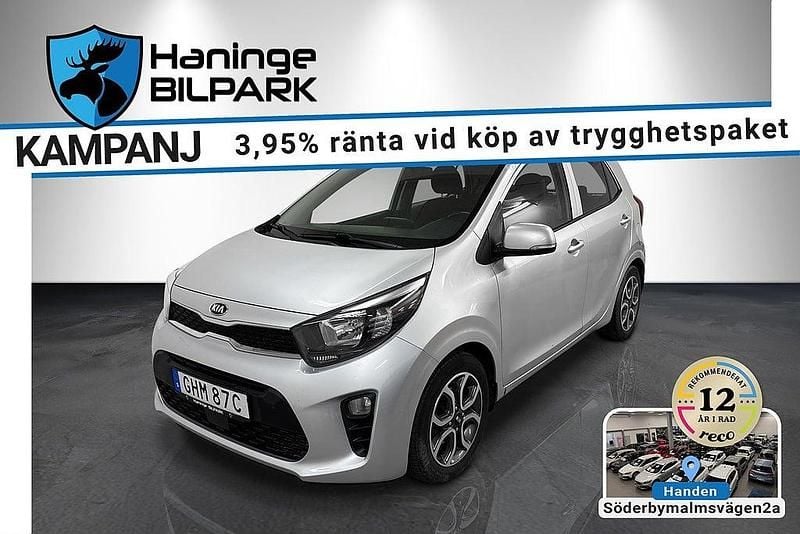 Grå Begagnad 2019 Kia Picanto Advance Halvkombi | 99 995 kr (Marknadspris) - Bild 1/2