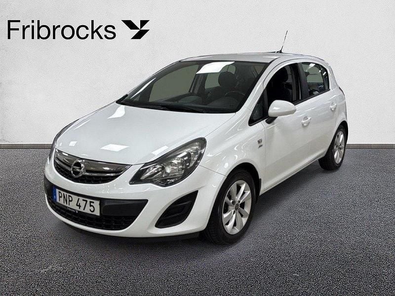 Vit Begagnad 2014 Opel Corsa Enjoy Halvkombi | 59 900 kr (Marknadspris) - Bild 1/4