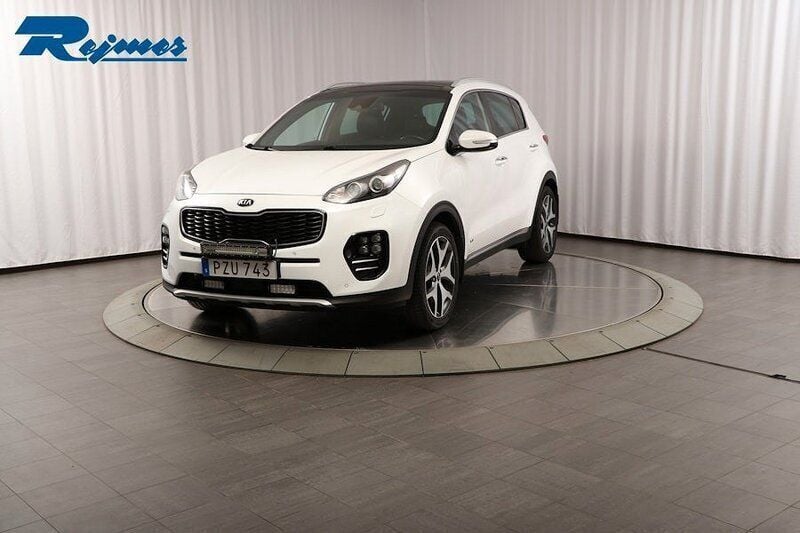 Vit Begagnad 2016 Kia Sportage GT-Line SUV | 164 800 kr (Marknadspris) - Bild 1/4