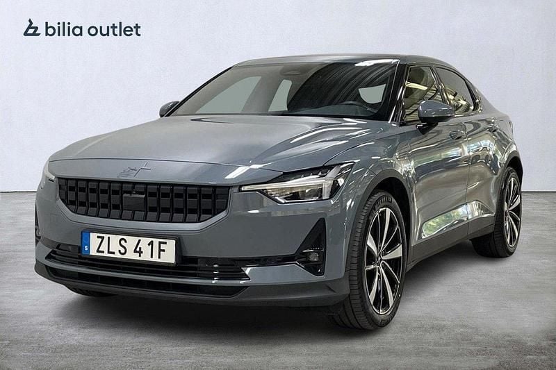 Grå Begagnad 2022 Polestar 2 Plus Sedan | 339 900 kr (Lite dyr) - Bild 1/4