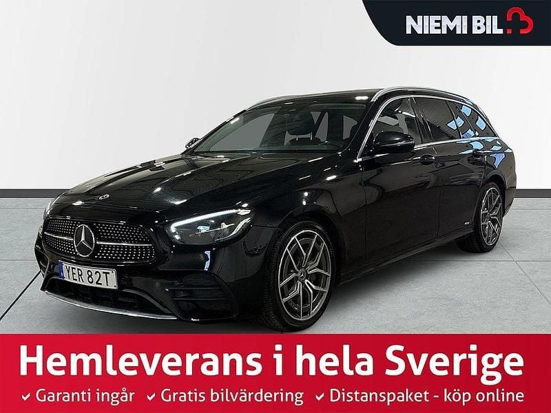 Svart Begagnad 2020 Mercedes E220 AMG line Kombi | 319 900 kr (Marknadspris) - Bild 1/3