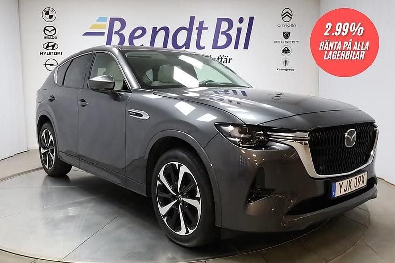 Grå Begagnad 2022 Mazda CX-60 Takumi-Line SUV | 419 500 kr (Marknadspris) - Bild 1/4