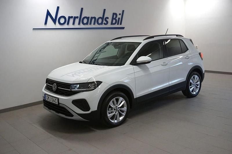 Vit (pure white) Ny 2025 VW T-Cross Life SUV | 259 900 kr (Superpris) - Bild 1/4