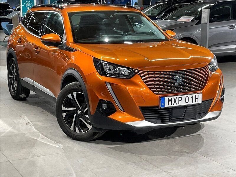 Orange Begagnad 2021 Peugeot e-2008 Allure SUV | 194 900 kr (Marknadspris) - Bild 1/4