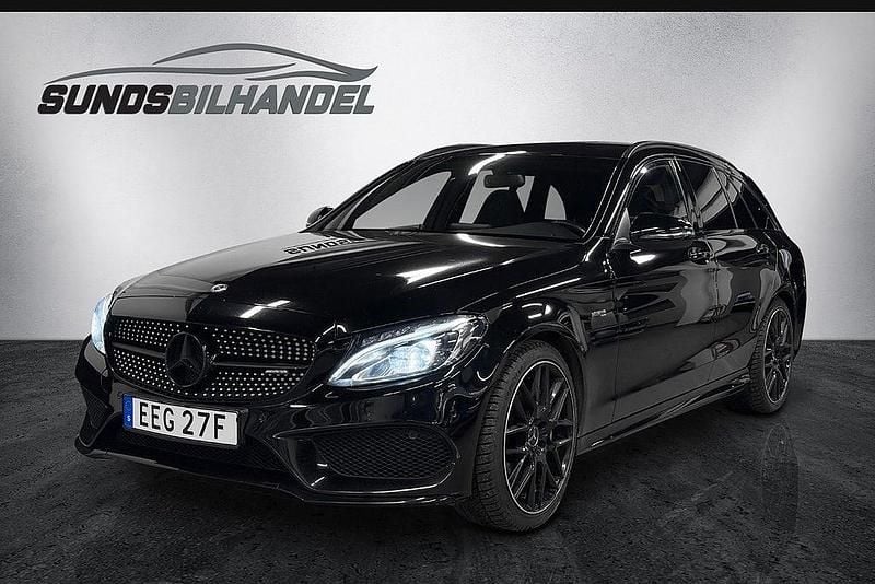 Begagnad Mercedes C43 AMG AMG 367 HK (269 kW) 2017 Svart Kombi