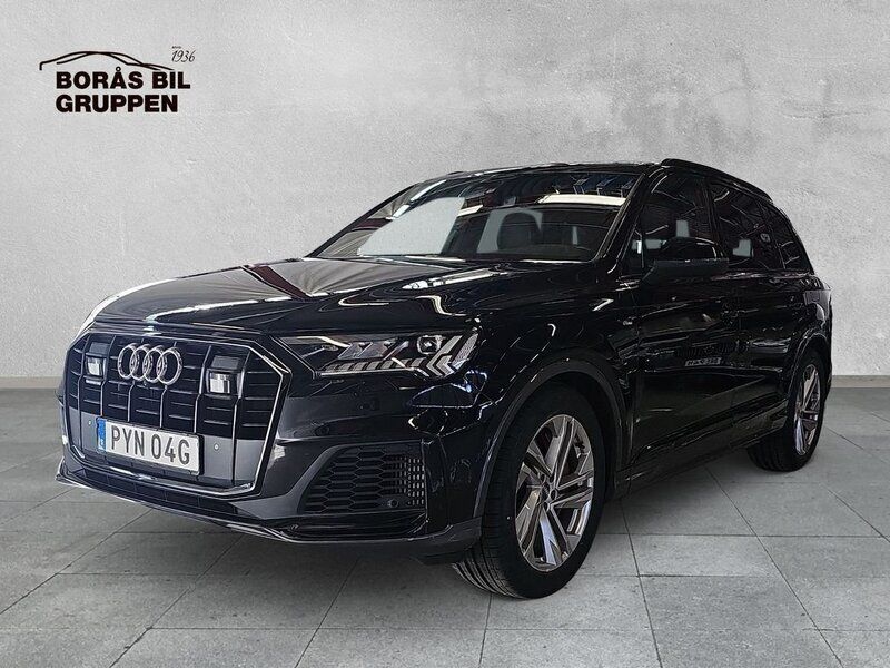 Svart Begagnad 2021 Audi Q7 S-Line SUV | 549 000 kr (Bra pris) - Bild 1/4