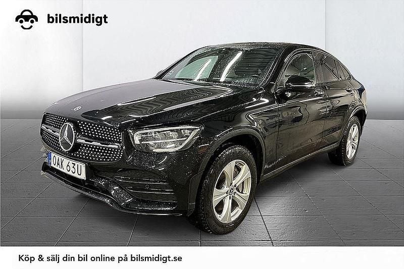 Begagnad Mercedes GLC300e AMG 211 HK (155 kW) 2022 Svart Sportkupé