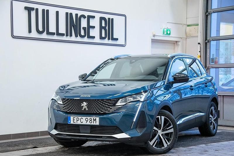 Blå Begagnad 2023 Peugeot 3008 GT SUV | 209 900 kr (Superpris) - Bild 1/4