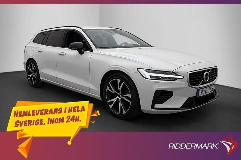 Vit Begagnad 2020 Volvo V60 R-Design Kombi | 309 800 kr - Bild 1/3