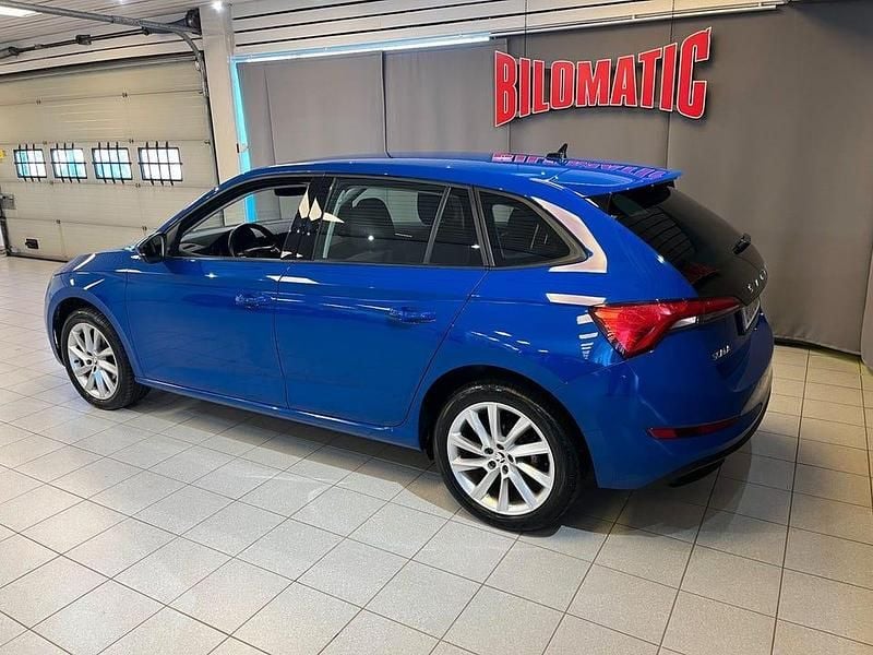 Begagnad Skoda Scala Style 110 HK (80 kW) 2022 Blå Halvkombi