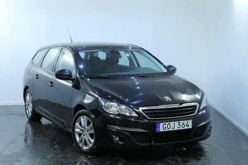 Svart Begagnad 2014 Peugeot 308 SW Active Kombi | 79 898 kr (Marknadspris) - Bild 1/4