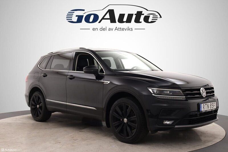 Svart Begagnad 2019 VW Tiguan Allspace SUV | 249 900 kr (Marknadspris) - Bild 1/4
