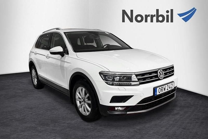 Vit Begagnad 2018 VW Tiguan SUV | 229 000 kr (Superpris) - Bild 1/4