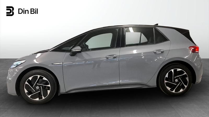 Begagnad VW ID.3 Pro 150 kW (204 HK) 2022 Grå Halvkombi