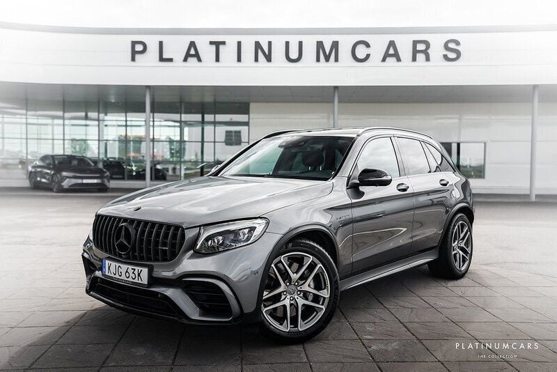 Grå Begagnad 2018 Mercedes GLC63 AMG AMG SUV | 679 000 kr (Dyr) - Bild 1/4