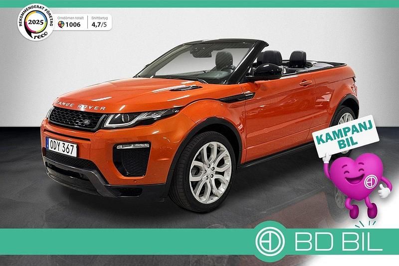 Orange Begagnad 2016 Land Rover Range Rover evoque HSE Dynamic Cab | 309 900 kr - Bild 1/2