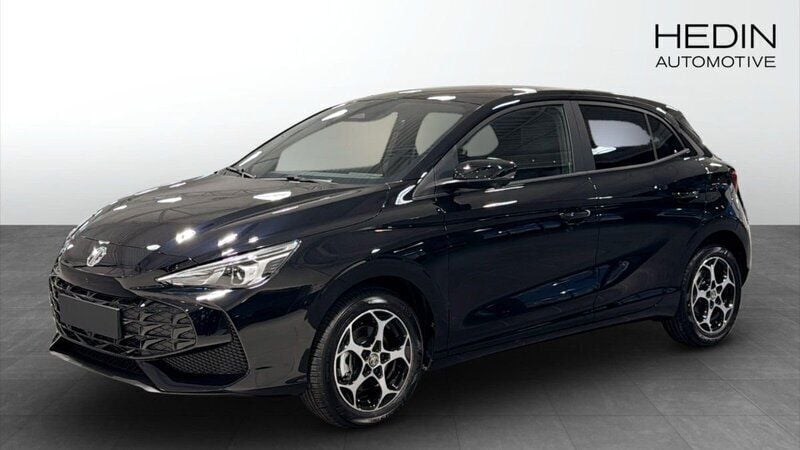 Svart (black) Ny 2024 MG MG3 Luxury Halvkombi | 269 990 kr (Marknadspris) - Bild 1/4