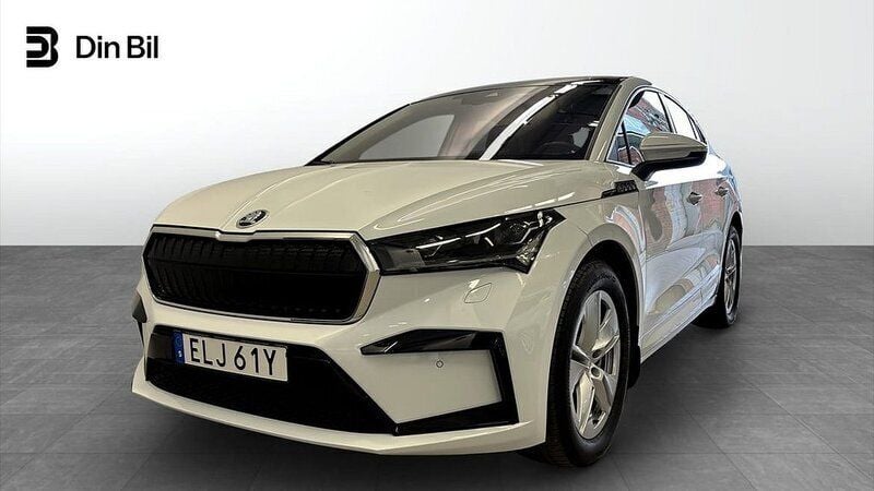 Vit Begagnad 2024 Skoda Enyaq iV SUV | 549 500 kr - Bild 1/4
