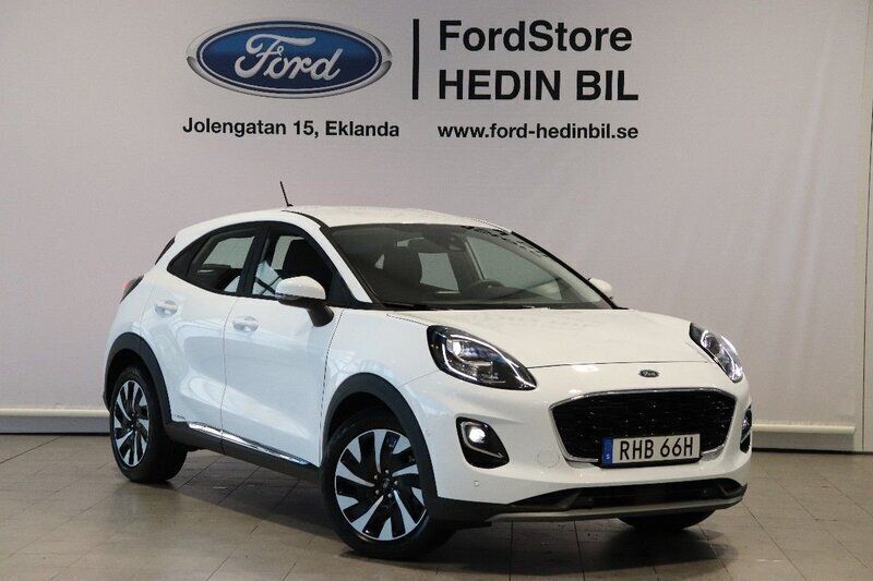 Vit (white) Begagnad 2024 Ford Puma Titanium SUV | 209 900 kr (Superpris) - Bild 1/4