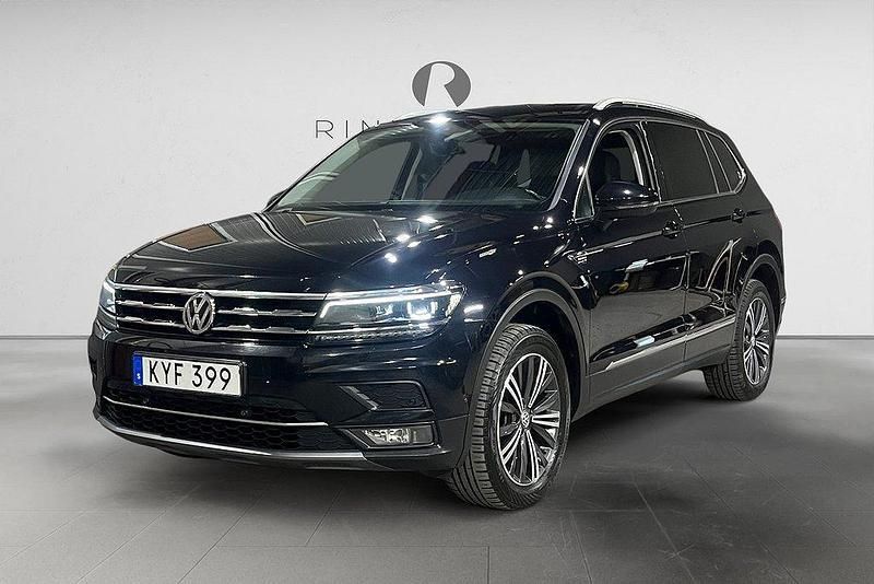 Svart Begagnad 2018 VW Tiguan Allspace SUV | 214 900 kr (Bra pris) - Bild 1/3