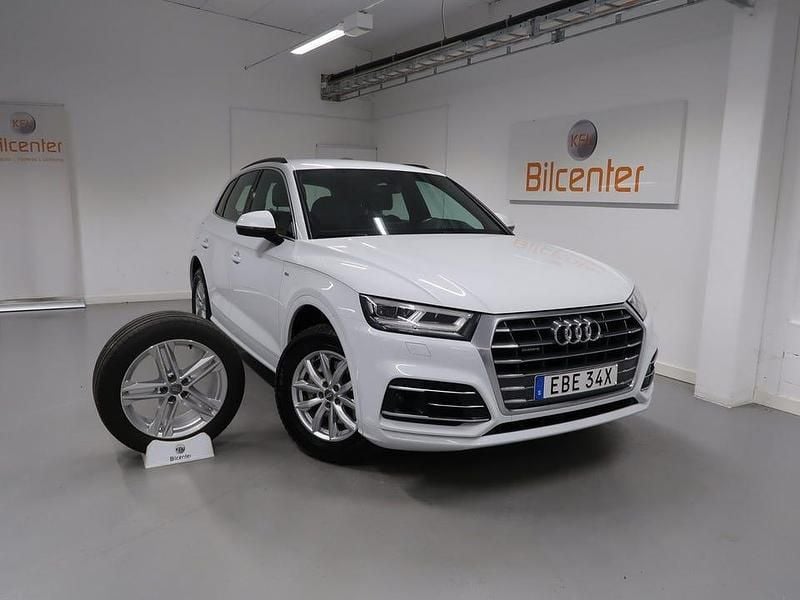 Vit Begagnad 2018 Audi Q5 S-Line SUV | 309 900 kr (Marknadspris) - Bild 1/3