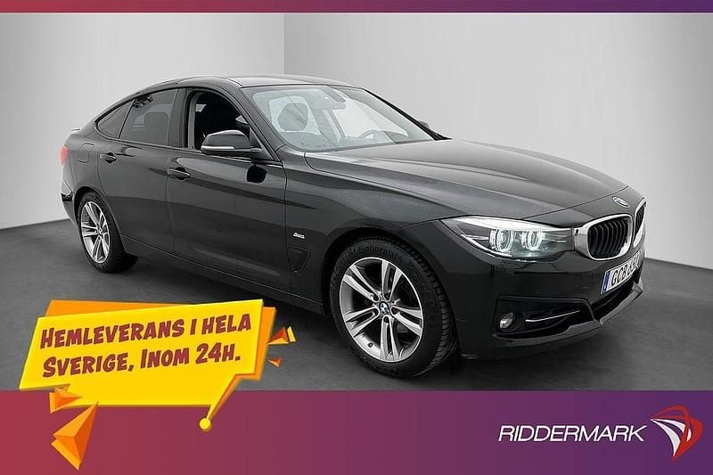 Begagnad BMW 320 Gran Turismo Sport Line 190 HK (139 kW) 2017 Svart Halvkombi