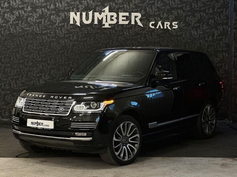 Svart Begagnad 2015 Land Rover Range Rover SUV | 449 900 kr - Bild 1/4