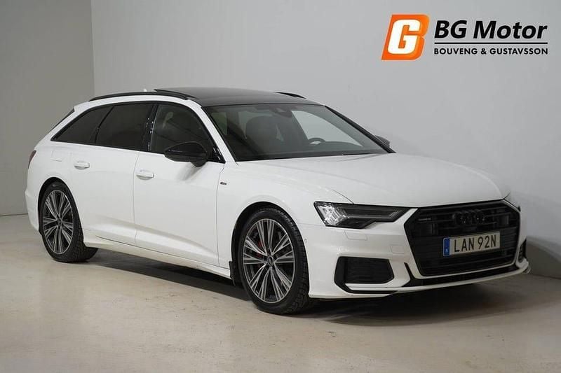 Vit Begagnad 2021 Audi A6 S-Line Kombi | 339 600 kr (Marknadspris) - Bild 1/4