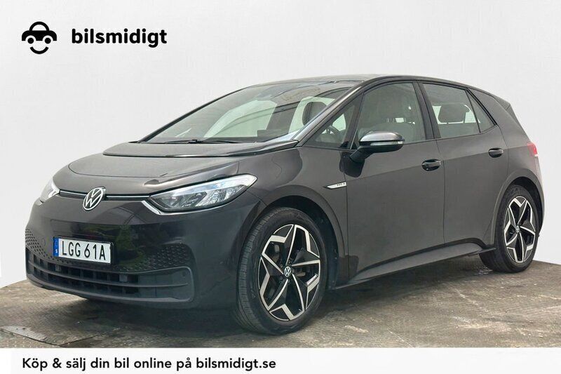 Mörkgrå (grå) Begagnad 2022 VW ID.3 Pro Halvkombi | 237 900 kr (Dyr) - Bild 1/3