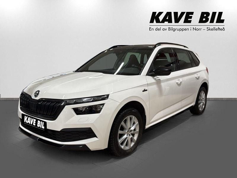 Vit Begagnad 2021 Skoda Kamiq Monte Carlo SUV | 229 900 kr (Marknadspris) - Bild 1/4