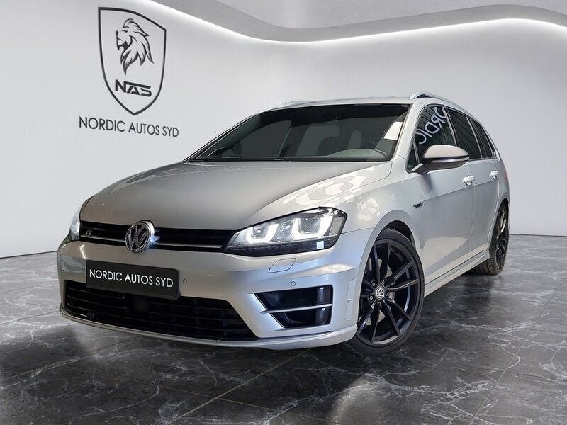 Silver Begagnad 2016 VW Golf VII R Kombi | 244 900 kr (Marknadspris) - Bild 1/4