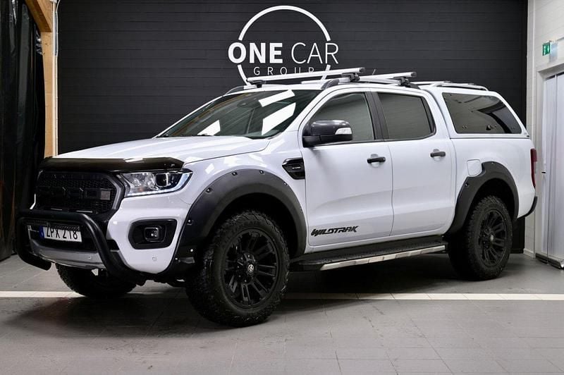 Vit Begagnad 2021 Ford Ranger SE Pickup | 319 800 kr (Superpris) - Bild 1/4